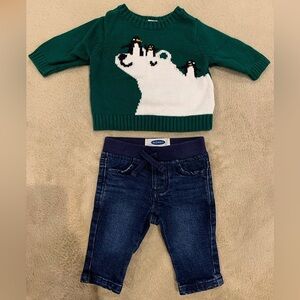 Old Navy - Baby Boy - Winter Outfit Set - 0-3 Months